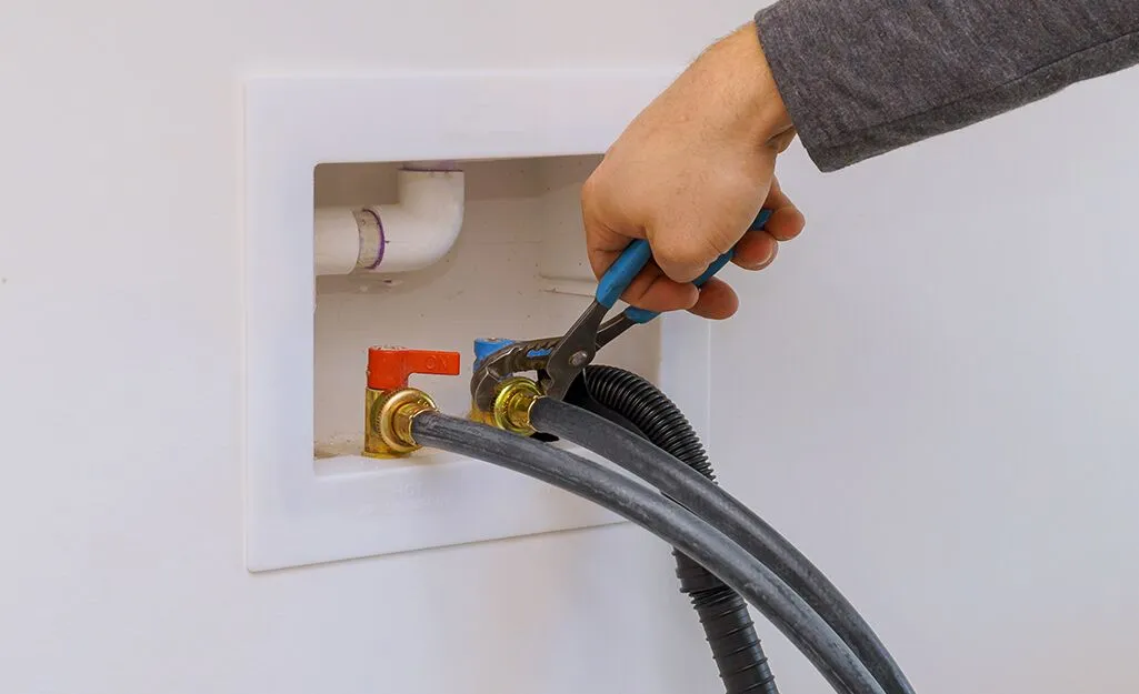 Appliance hook-ups and draining