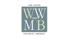 Women Who Mean Business Award presented to Tina Howe for being a dynamic business leader who has contributed significantly to San Diego’s businesses and community.