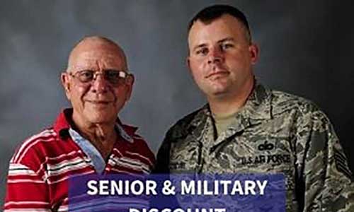 Military and Senior Discount