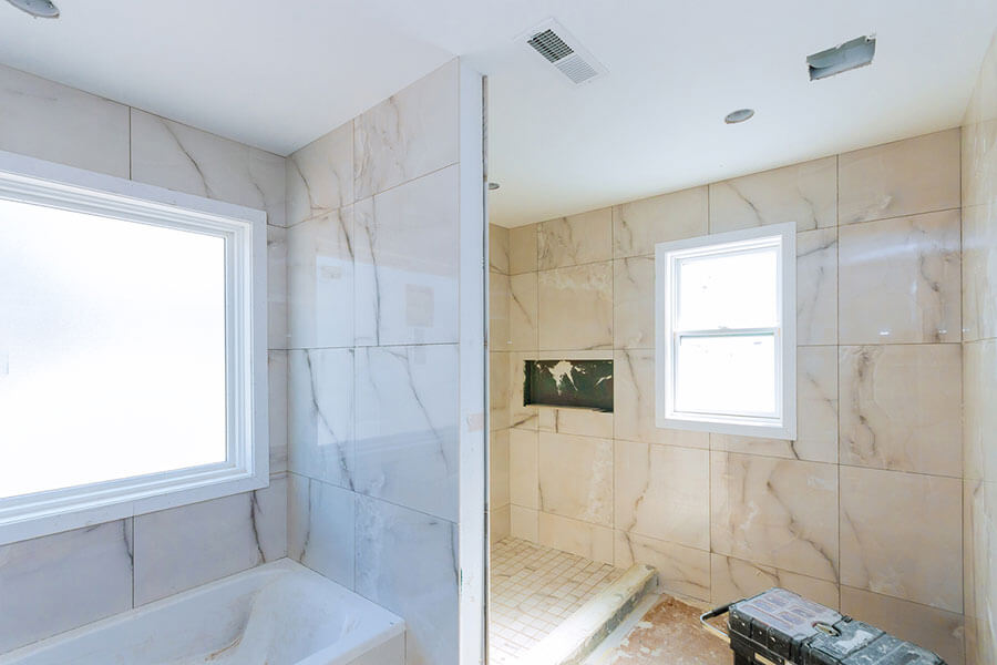 Tile Shower Stalls & Tub Surrounds